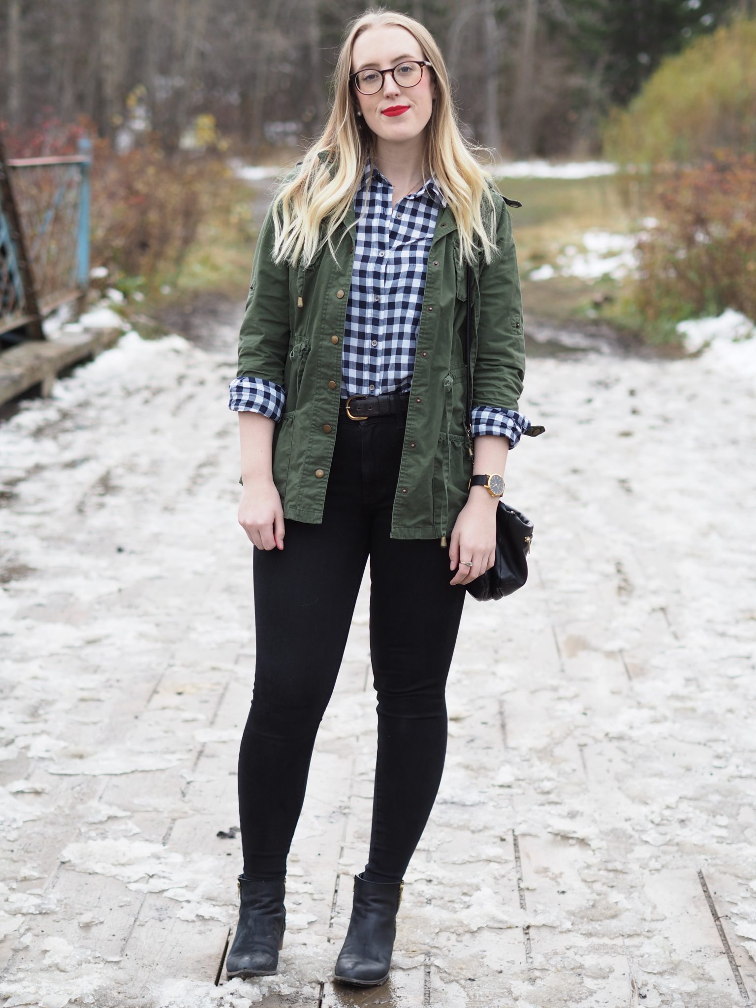Gingham Button Up for Fall - The Vic Version