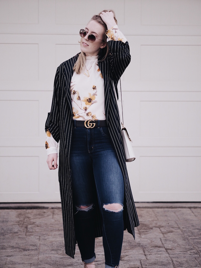 spring style tips, how to dress for spring, what to wear in the spring, aritzia outfit