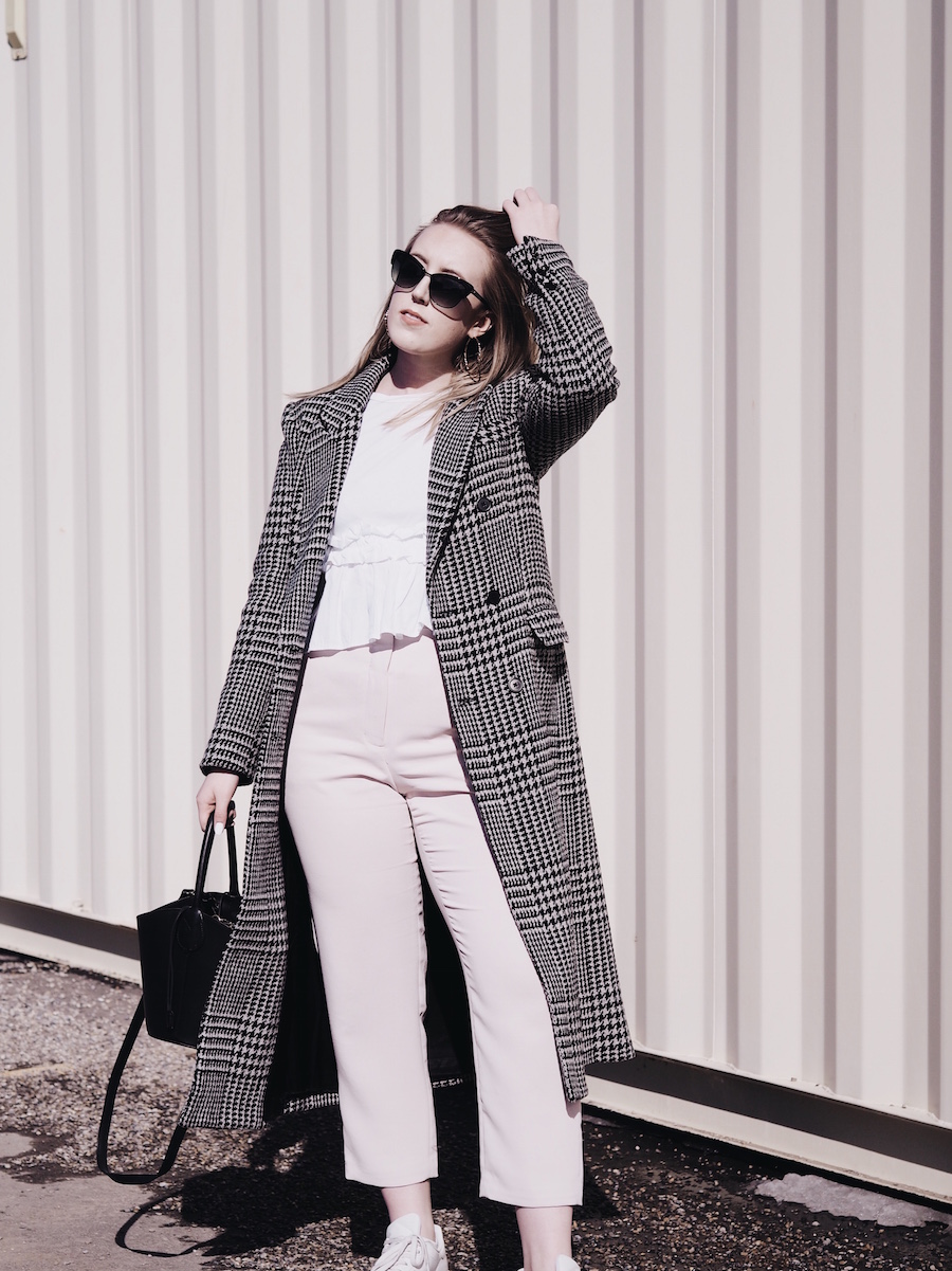 spring style ootd reformation middlebury coat