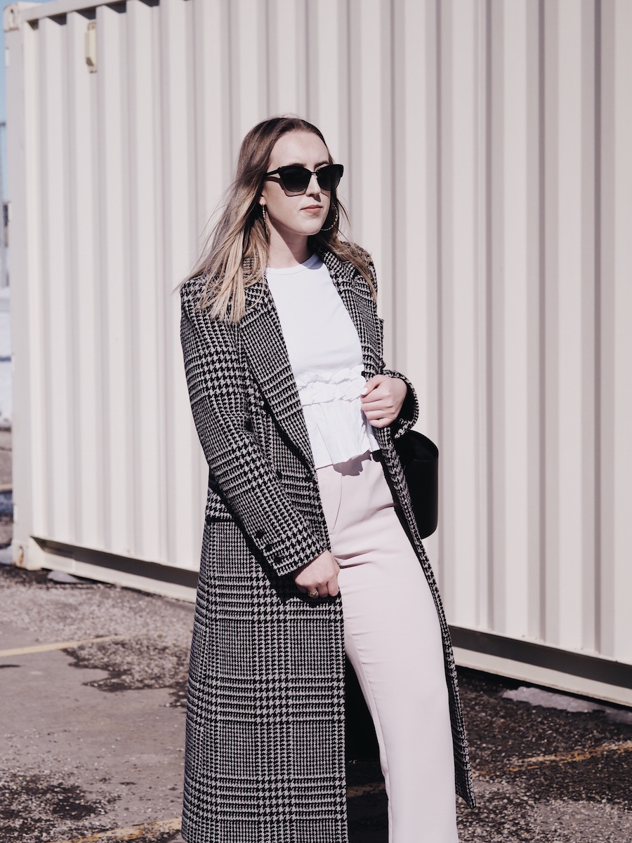 spring style ootd reformation middlebury coat