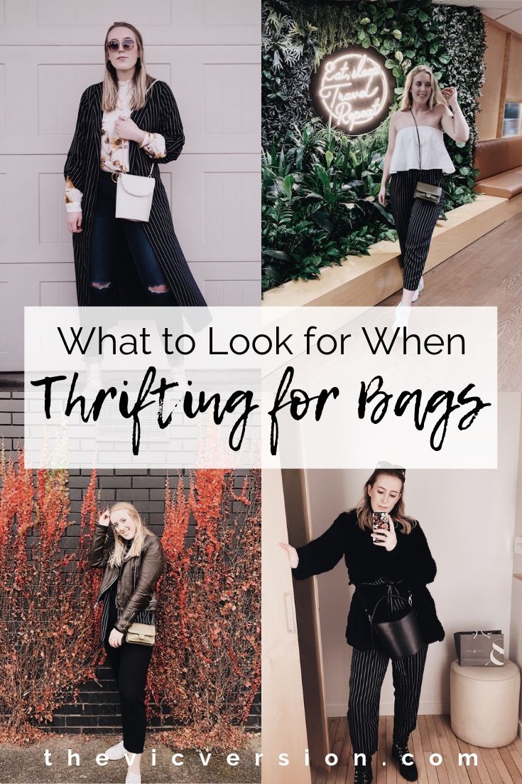 Thrifting for Bags: What to Look For - The Vic Version