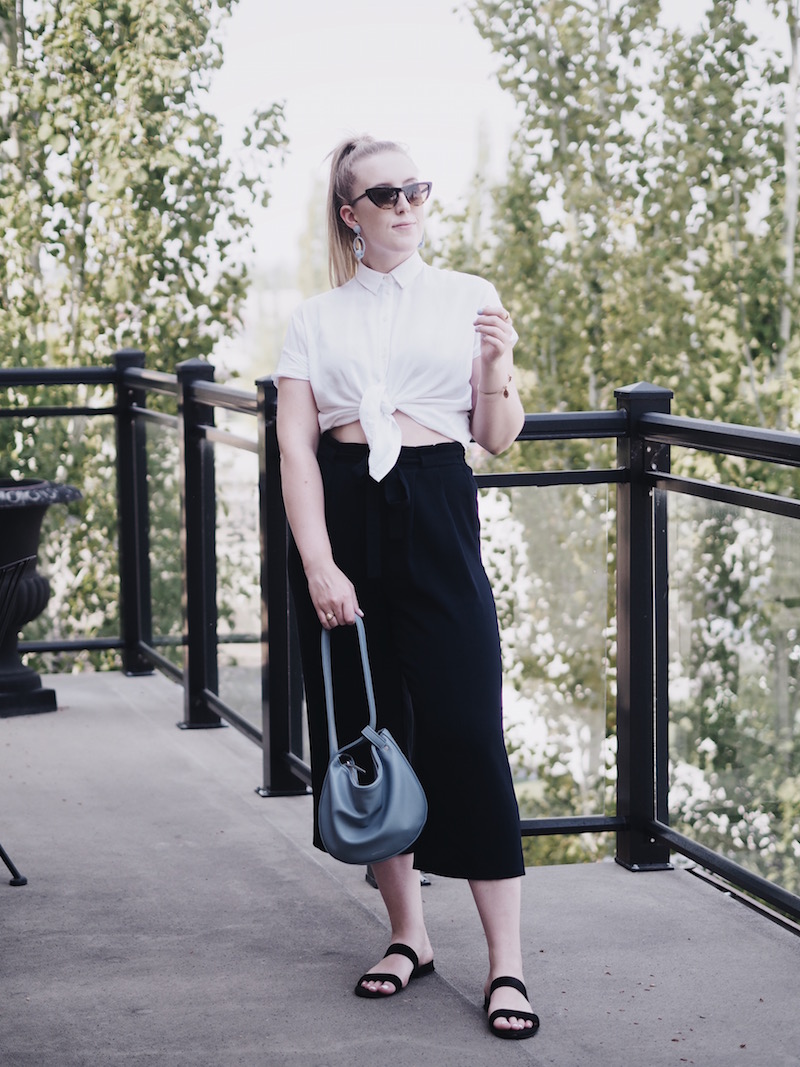 how to wear multiple shades, comfiest zara pants, easy summer outfit, coolest bag of the summer