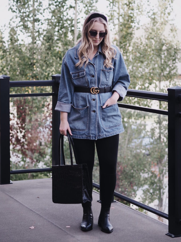 How to Style an Oversized Denim Jacket - The Vic Version