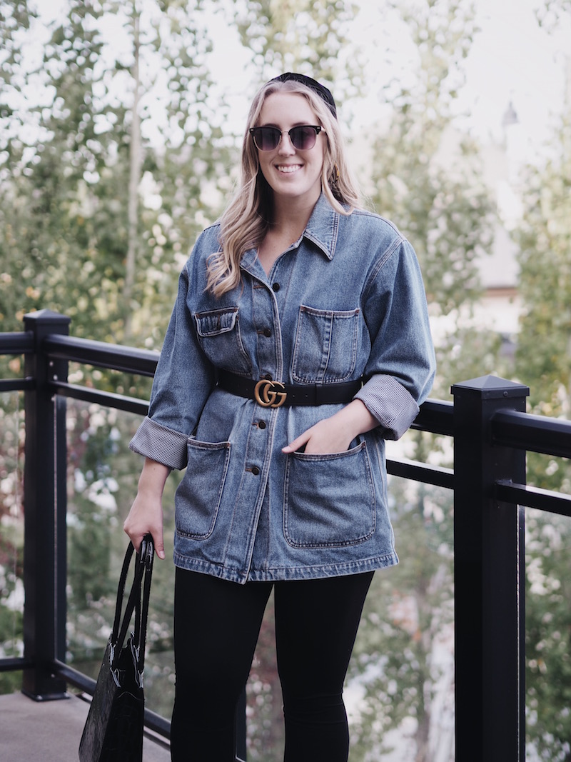 How to Style an Oversized Denim Jacket - The Vic Version